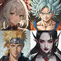 four AI characters